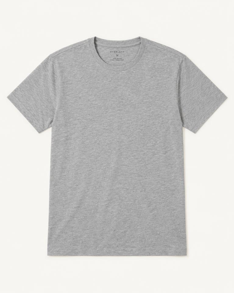 Men's Grey Casual T-Shirt - HANUMAN FABRICS